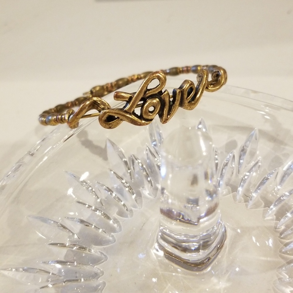 Alex and Ani love bracelet
